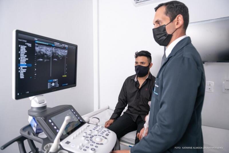 Ultrassonografia permite análise completa, identificando se órgãos periféricos estão sendo afetados pelo órgão lesionado (Foto: Katarine Almeida)
