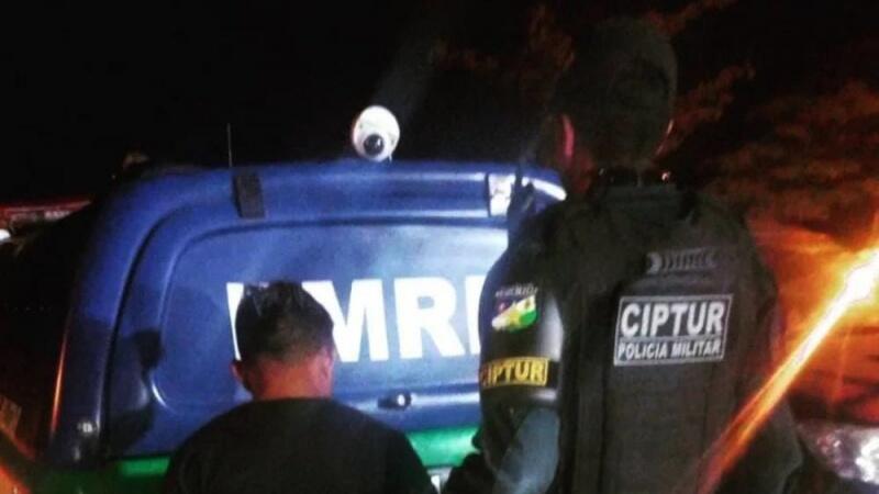 Policiais da Ciptur foram acionados para atender a ocorrência (Foto: Divulgação)