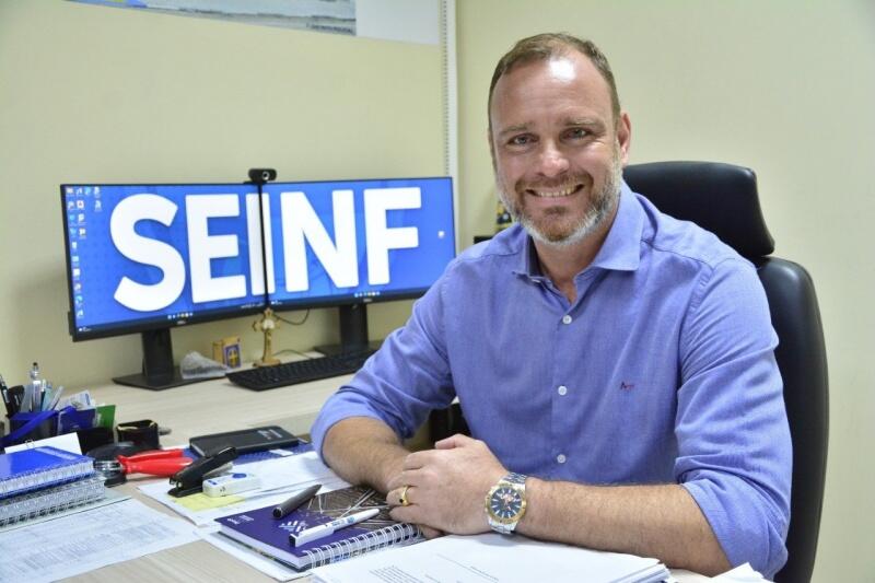 O engenheiro Emerson de Paula Oliveira. Foto: Ascom Seinf