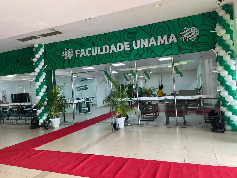 Faculdade Unama, localizada no Roraima Garden Shopping (Foto: Divulgação)