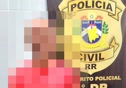 R. N. S., foi conduzido até o 1º DP, indiciado pelo crime de receptação e por não está em situação  de flagrante foi liberado para responder ao crime em liberdade. (Foto: PCRR)