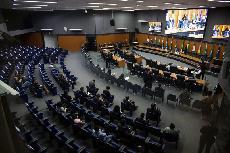 O plenário Noêmia Bastos Amazonas será palco de audiência pública sobre a LDO (Foto: Nonato Sousa/SupCom ALE-RR)