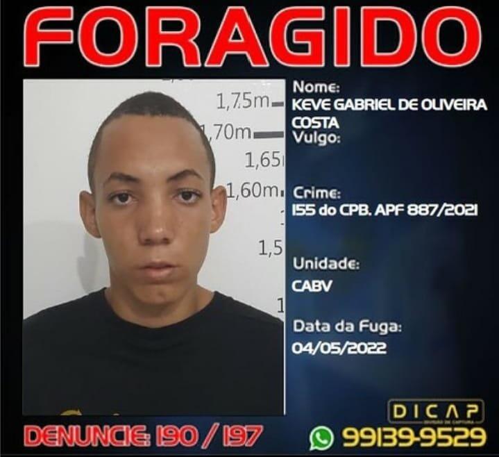 Costa responde pela prática do crime de furto (Foto: Divulgação/Dicap)