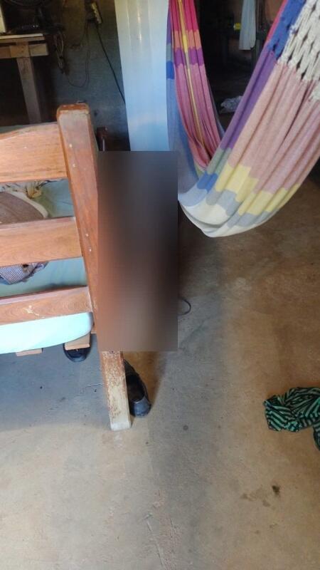 O crime ocorreu no último dia 18 de junho, na Vicinal Tronco do Tamandaré, no Município de Mucajaí (Foto: Divulgação)