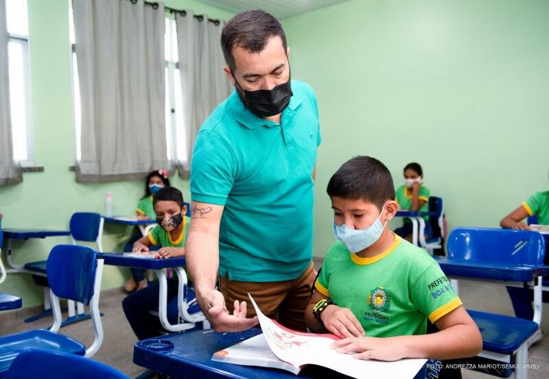 Serão 15 dias de descanso para os alunos da rede e um momento de organização das unidades para o segundo semestre letivo (Foto: Divulgação/PMBV)