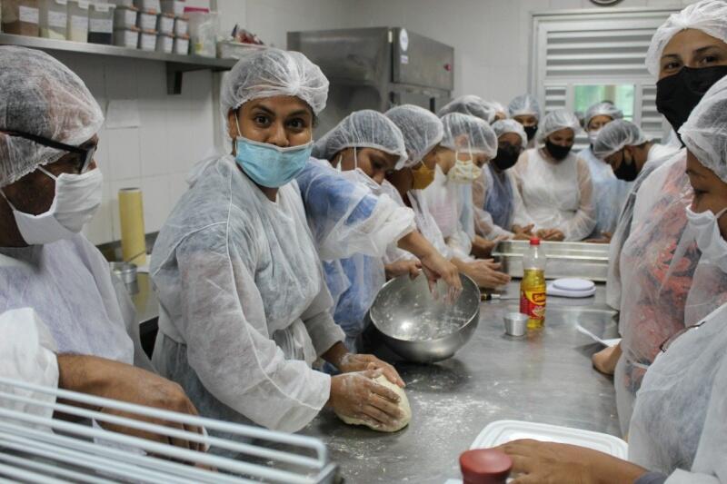 Curso de fabricação de massas é ofertado em Roraima (Foto: Divulgação)