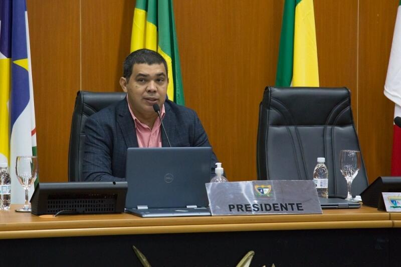 O presidente da Assembleia Soldado Sampaio (Foto: Ascom/Ale)