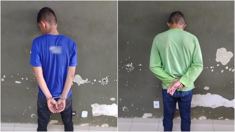 Suspeitos foram encaminhados para a Central de Flagrantes da Polícia Civil (Fotos: Divulgação)