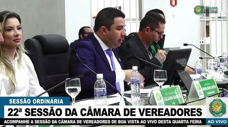 Vereadores da mesa diretora da Câmara Municipal (Foto: Reprodução)