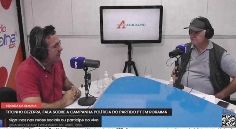 Titonho Bezerra participou do programa Agenda da Semana (Foto: Reprodução)