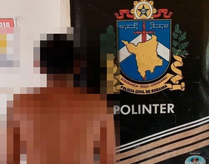 Contra o infrator havia um mandado de prisão decorrente de sentença penal condenatória expedido pela Vara de Vulneráveis (Foto: Reprodução)