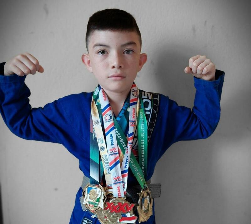 Kleber Neto está invicto e almeja fazer história no Sul-Americano Kids (Foto: Divulgação)