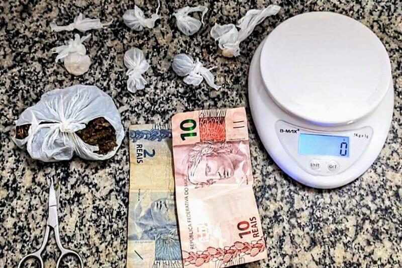 O homem confessou que em 2021 havia sido preso pela prática do crime de tráfico de drogas (Foto: Divulgação)