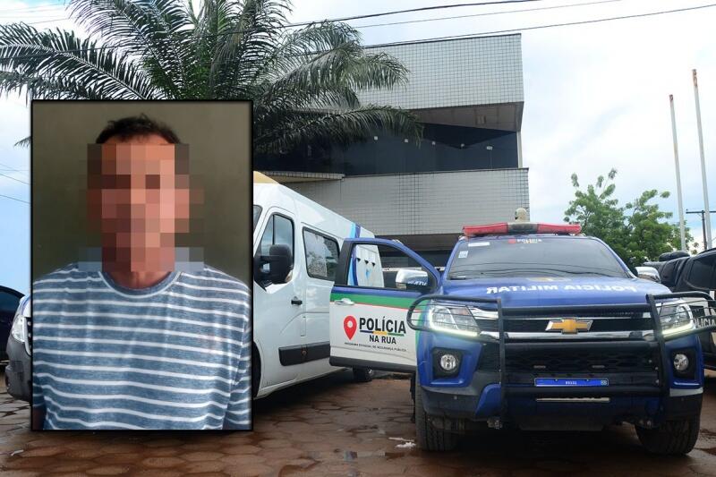E.P.S. foi encaminhado e entregue na Central de Flagrantes mediante relatório policial para as providências legais e cabíveis (Foto: Divulgação)