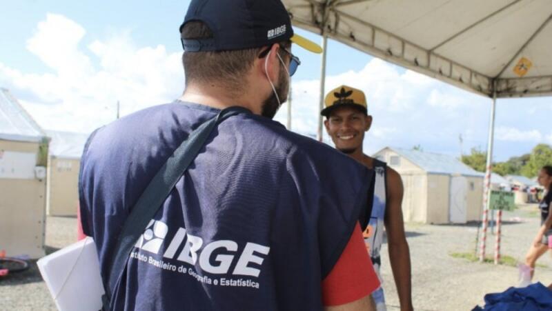 Comunidade abrigada considerou exemplar a atuação dos recenseadores (Foto: AVSI Brasil/Vitória Moura)