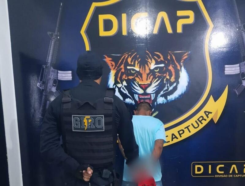 Infrator foi conduzido a sede da Dicap para que sejam tomadas as devidas providências (Foto: Divulgação)