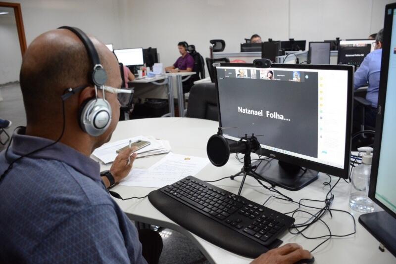 A reunião contou com a participação de representantes das emissoras de rádio e TV e representantes dos partidos políticos (Foto: Divulgação/TRE)