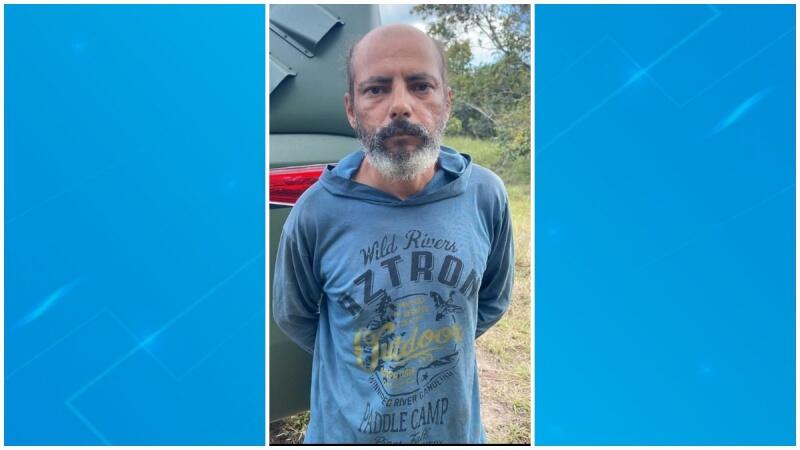 Homem estava com o rosto coberto por barba cheia e meio grisalha, e usava camisa azul (Foto: Divulgação)