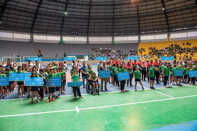 Cerimônia de abertura dos jogos aconteceu nesta segunda (Foto: Andrezza Mariot)