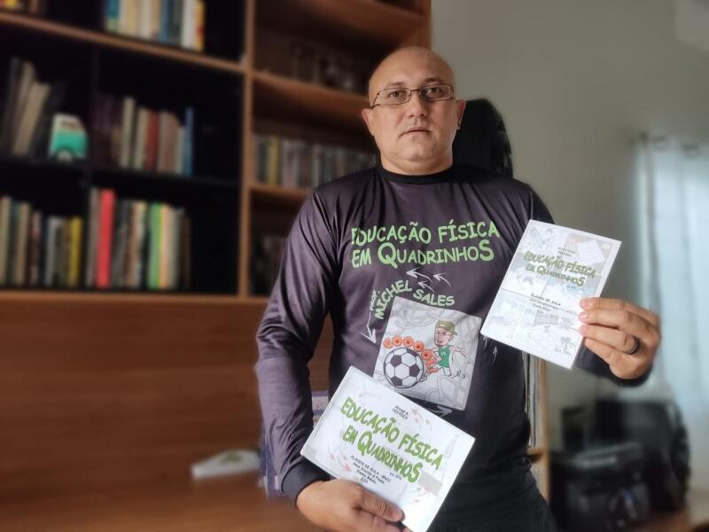 Professor Michel Sales autor do projeto (Foto: Arquivo Pessoal)