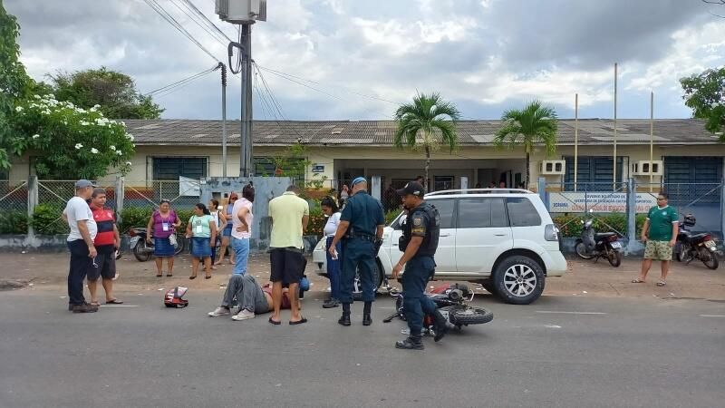 O acidente aconteceu em frente ao Conselho Estadual de Educação, onde a vítima estava indo votar. (Foto: Nilzete Franco/FolhaBV)
