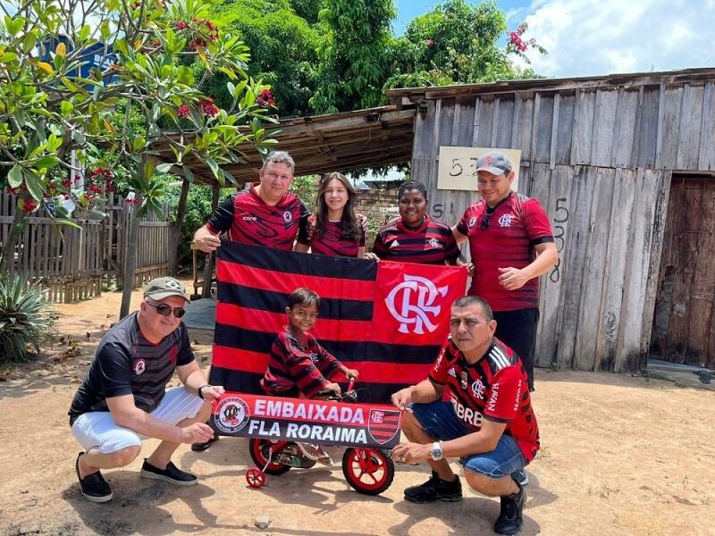 Maioria dos brinquedos foram doados por associados da Embaixada (Foto: Fla Roraima)
