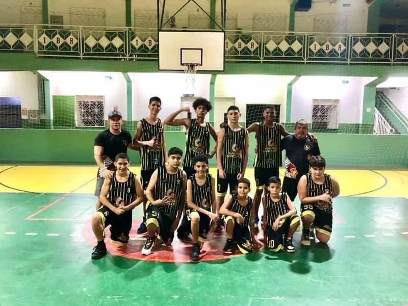 Time A do Macuxi Baskteball Sub-14 dispara na liderança do Estadual. Crédito: divulgação