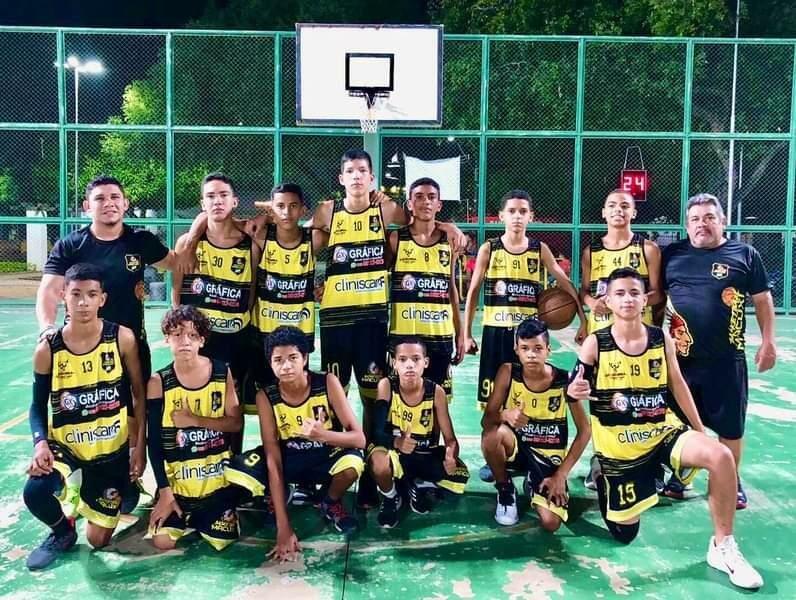 Macuxi Baskteball terá time A e B nas semifinais do Sub-14. Crédito: divulgação