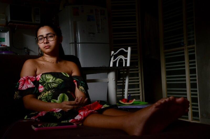 Ismaeth ficou paraplégica após ter a motocicleta atingida por um veículo (Foto: Nilzete Franco/Folha BV)