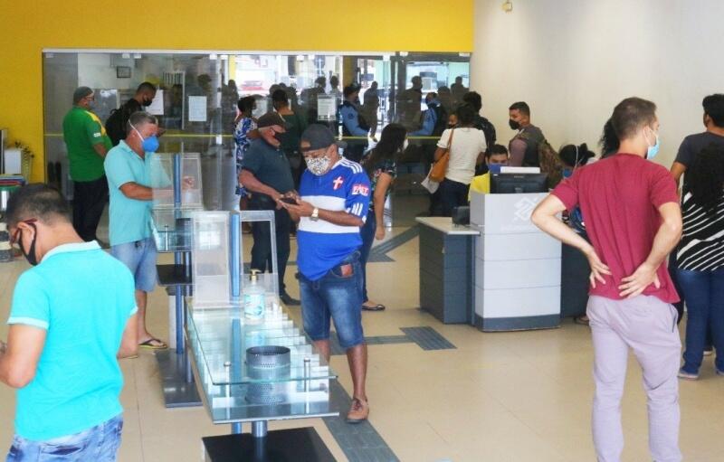 Para maior comodidade e conveniência, os clientes e o público em geral podem evitar o comparecimento presencial nas agências bancárias utilizando os canais digitais como principal meio de acesso aos serviços. (Foto: Nilzete Franco/FolhaBV) Para maior comodidade e conveniência, os clientes e o público em geral podem evitar o comparecimento presencial nas agências bancárias utilizando os canais digitais como principal meio de acesso aos serviços. (Foto: Nilzete Franco/FolhaBV)