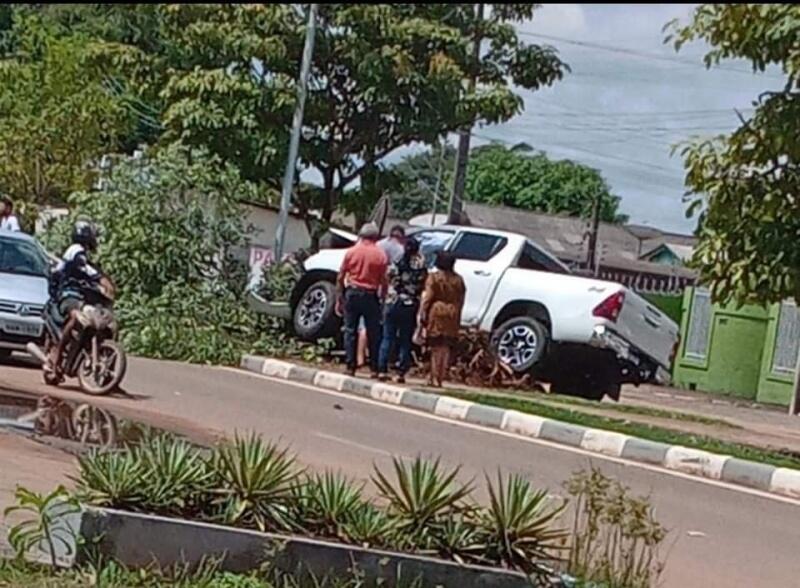 Acidente ocorreu na zona Oeste de Boa Vista - Foto: Reprodução/WhatsApp