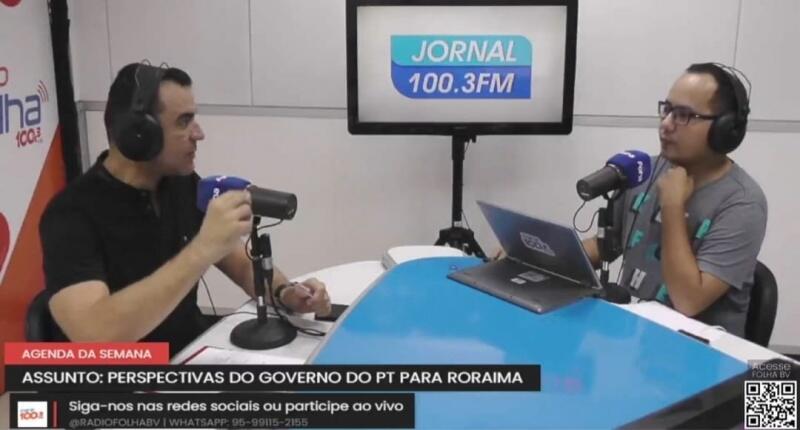 Presidente estadual do PT deputado Evangelista Siqueira