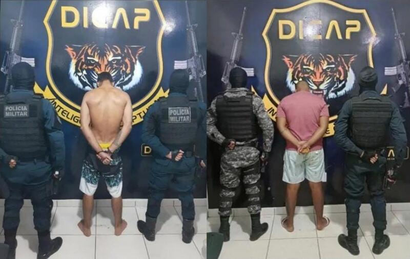 Suspeitos foram levados à sede da Dicap - Foto: Divulgação/PMRR