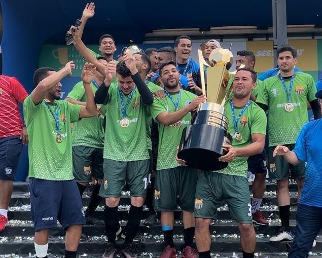 Asatur Sports é campeã brasileira do Sest Senat (Foto: Divulgação)