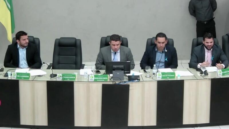 Mesa diretora da Câmara Municipal de Boa Vista (Foto: Reprodução/CMBV)