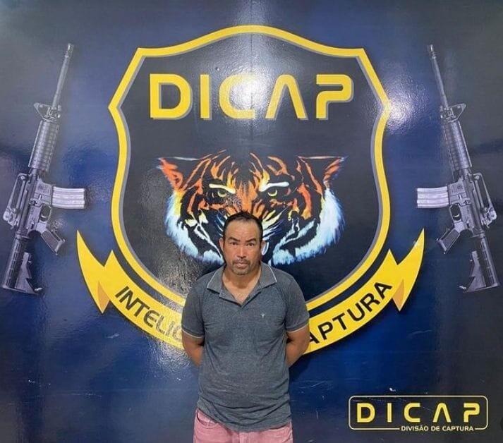 Foragido foi levado à sede da Dicap- Foto: Divulgação/Dicap