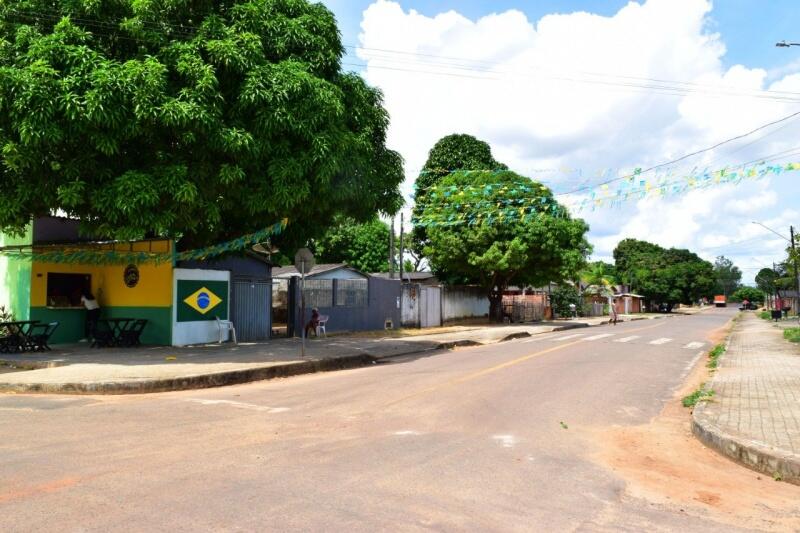 A decoração fica no bairro Nova Cidade, em Boa Vista. (Foto: Wenderson Cabral/Folha BV)