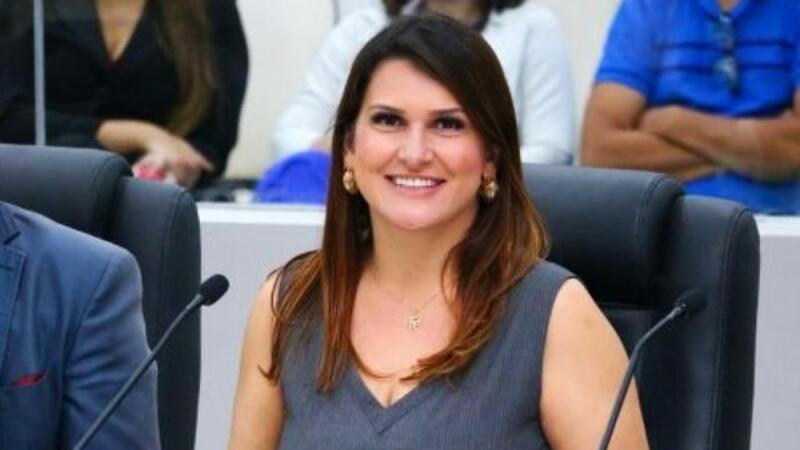 A vereadora Tuti Lopes durante sessão na Câmara Municipal de Boa Vista (Foto: Ascom Parlamentar)
