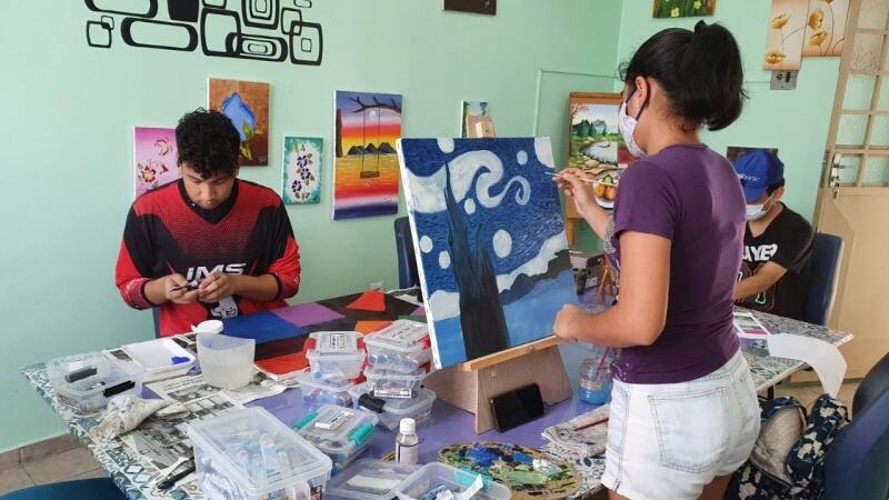 O primeiro colocado será premiado com um kit de pintura e medalha. O segundo e terceiro colocados receberão brindes. Todos vão receber certificados de participação, concorrer a um sorteio e vão compartilhar um lanche. (Foto: Divulgação)
