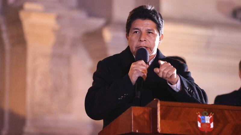 O presidente peruano destituído Pedro Castillo (Foto: Presidencia del Perú)