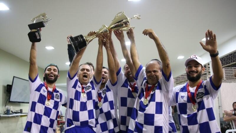 Thiago Maia terminou como artilheiro da equipe campeã (Foto: Divulgação)