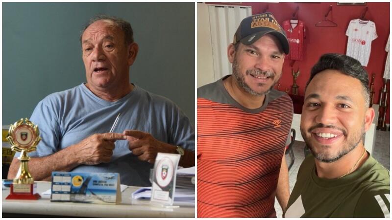 Zeca Xaud enfrenta primeira oposição em 15 anos com pré-candidatura de Denner Andrew e Oziel Araújo (Fotos: Arquivo FolhaBV/Divulgação/Montagem)