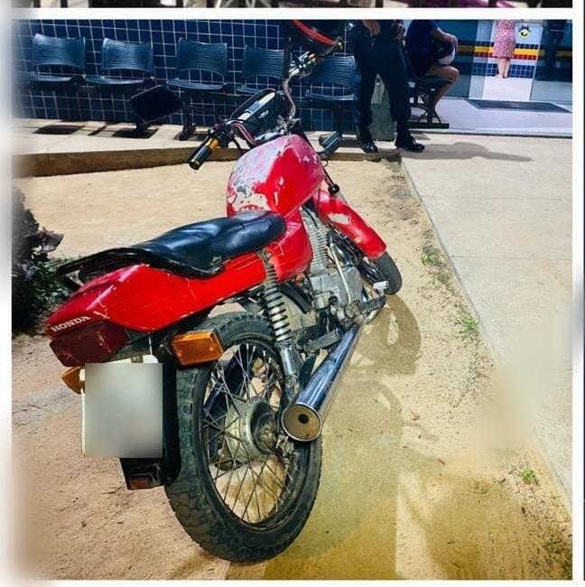 O proprietário da motocicleta compareceu a Delegacia de Polícia (Foto: Divulgação)