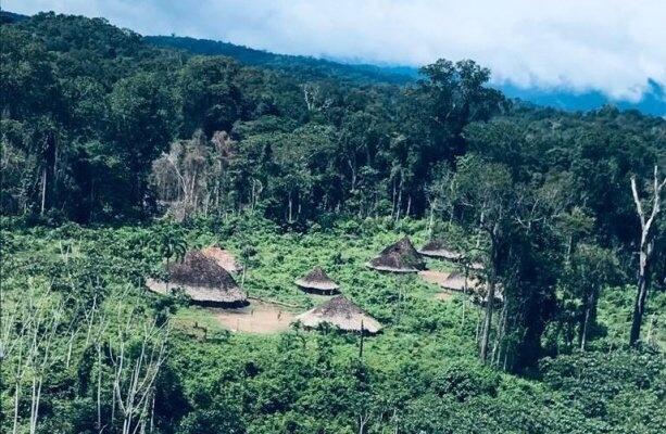 Comunidade indígena na Terra Yanomami - Foto: Divulgação