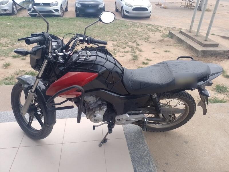 Moto recuperada (Foto: Divulgação)