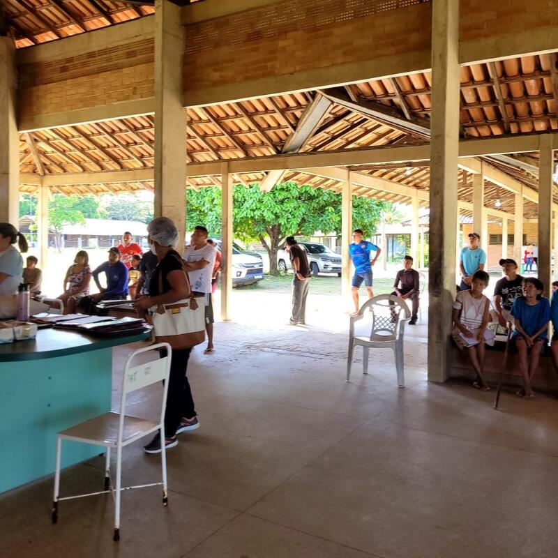 Ação do programa Saúde Itinerante, do Governo do Estado, em setembro do ano passado na Casai onde atendeu 120 mulheres e 120 crianças yanomami (Foto: Divulgação) Ação do programa Saúde Itinerante, do Governo do Estado, em setembro do ano passado na Casai onde atendeu 120 mulheres e 120 crianças yanomami (Foto: Divulgação)