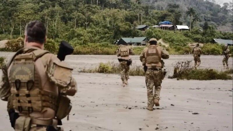 Operação realizada em julho do ano passado com foco no combate ao garimpo ilegal e a ilícitos ambientais na Terra Indígena Yanomami (Foto: MJSP)