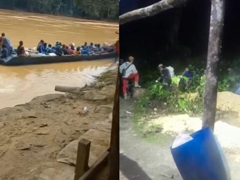 Garimpeiros deixam território Yanomami após bloqueio aéreo - Foto: Reprodução/Instagram/Noticias24hRR