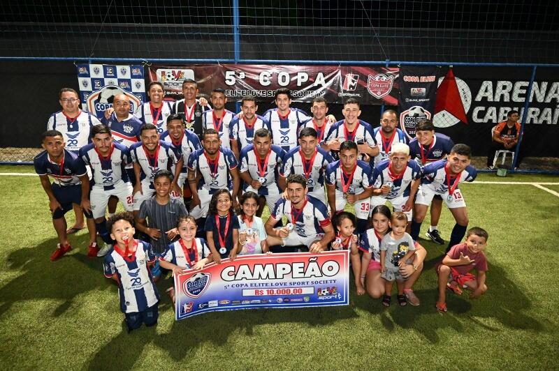 Asatur Sports atual campeão da Copa Elite de Futebol Sociaty. (Foto: reprodução/Hélio Garcias)