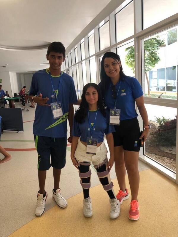 Os convocados de Roraima são Ana Clara Linhares (Natação), Roderick Querales (Parabadminton) e Ana Késia Neves de Souza (treinadora de Atletismo). (Foto: Divulgação)